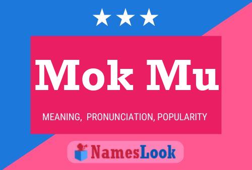 ملصق اسم Mok Mu