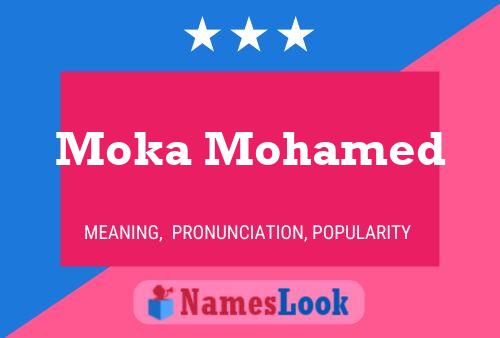 ملصق اسم Moka Mohamed