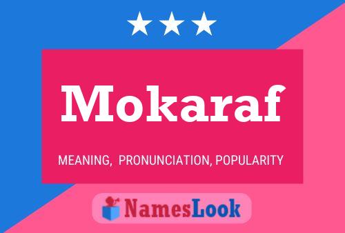 ملصق اسم Mokaraf