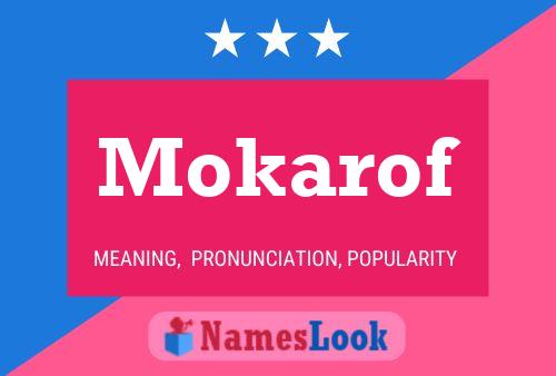 ملصق اسم Mokarof