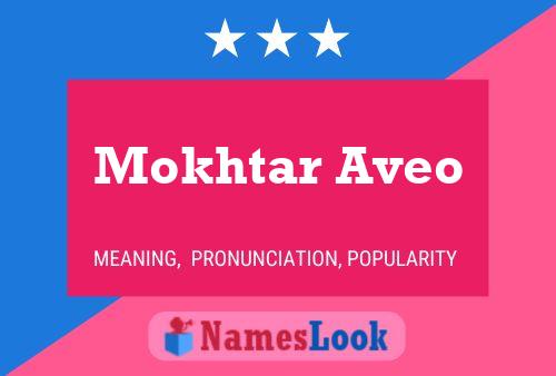 ملصق اسم Mokhtar Aveo