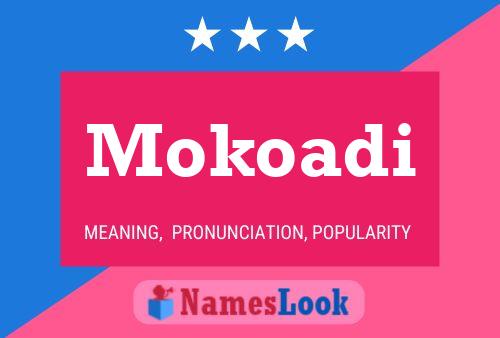 ملصق اسم Mokoadi