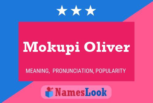 ملصق اسم Mokupi Oliver