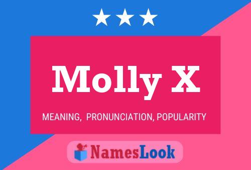 ملصق اسم Molly X