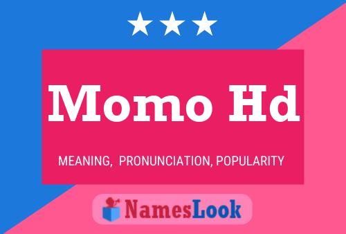 ملصق اسم Momo Hd