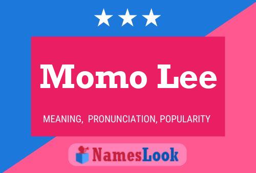 ملصق اسم Momo Lee