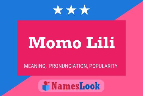 ملصق اسم Momo Lili