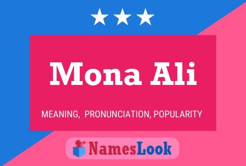 ملصق اسم Mona Ali