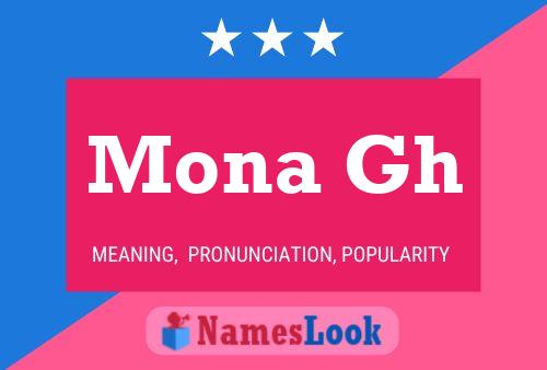 ملصق اسم Mona Gh