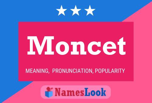 ملصق اسم Moncet