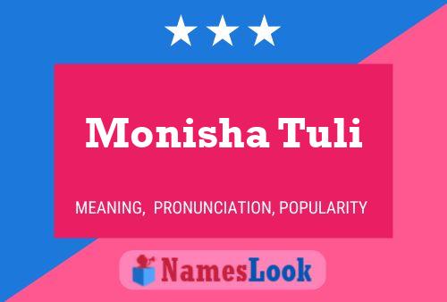 ملصق اسم Monisha Tuli