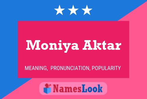 ملصق اسم Moniya Aktar