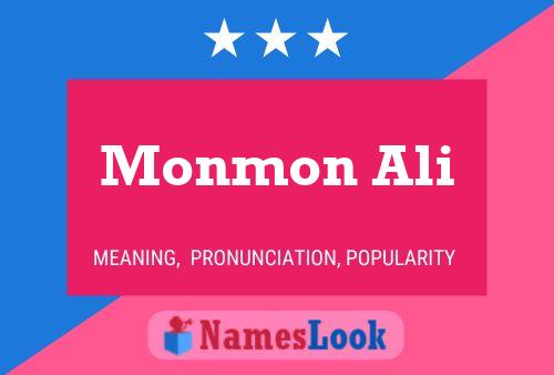 ملصق اسم Monmon Ali