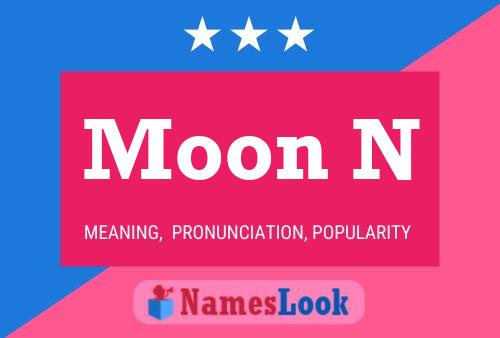 ملصق اسم Moon N