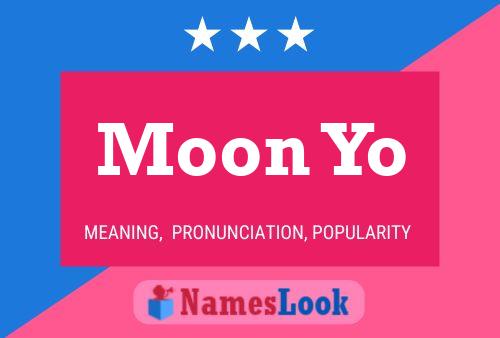 ملصق اسم Moon Yo