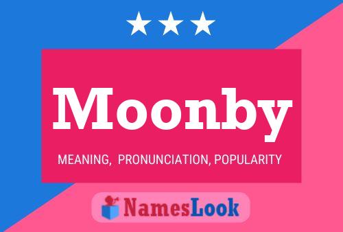 ملصق اسم Moonby