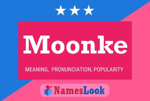 ملصق اسم Moonke