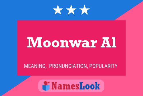 ملصق اسم Moonwar Al