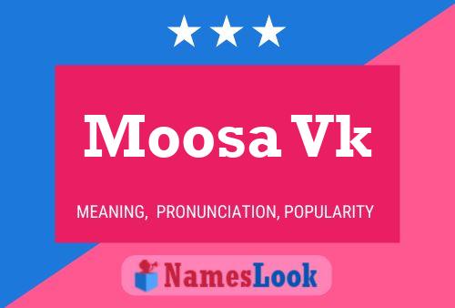 ملصق اسم Moosa Vk