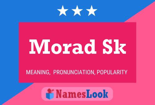 ملصق اسم Morad Sk