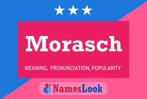 ملصق اسم Morasch