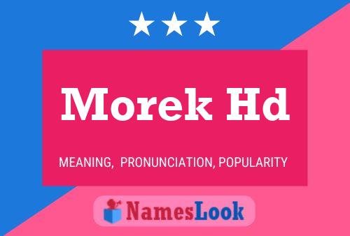 ملصق اسم Morek Hd