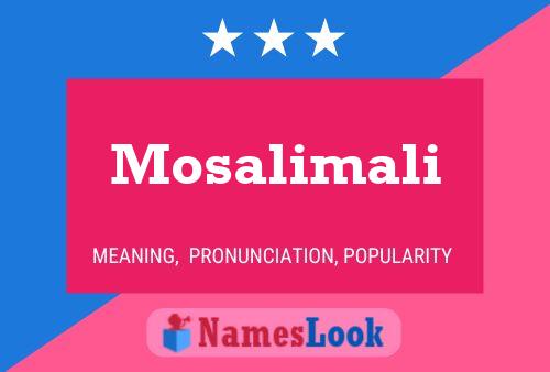 ملصق اسم Mosalimali