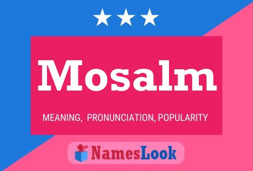 ملصق اسم Mosalm