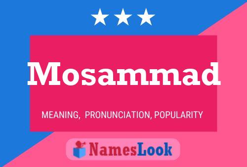 ملصق اسم Mosammad