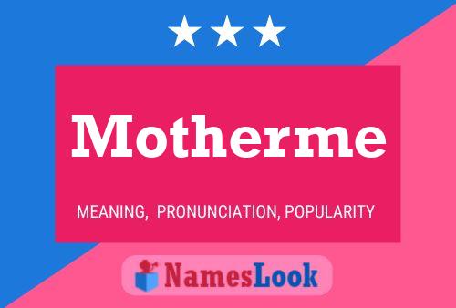 ملصق اسم Motherme