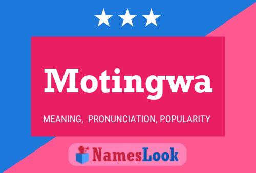 ملصق اسم Motingwa