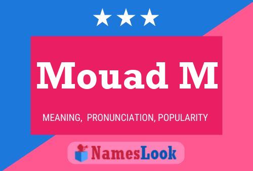 ملصق اسم Mouad M