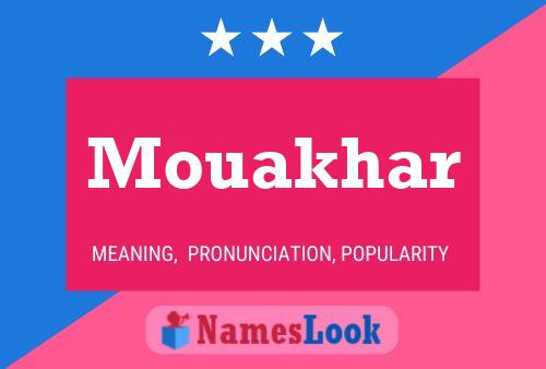 ملصق اسم Mouakhar