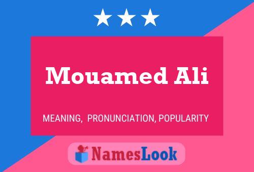 ملصق اسم Mouamed Ali