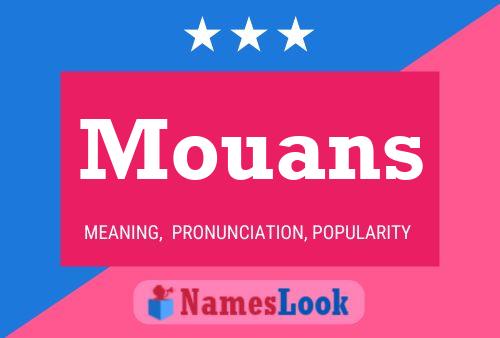 ملصق اسم Mouans