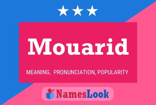 ملصق اسم Mouarid