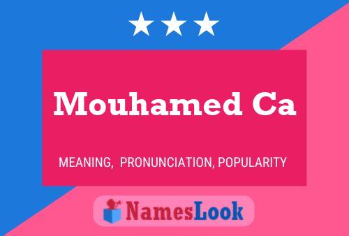 ملصق اسم Mouhamed Ca