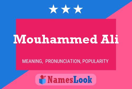 ملصق اسم Mouhammed Ali