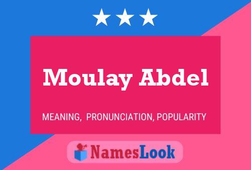 ملصق اسم Moulay Abdel