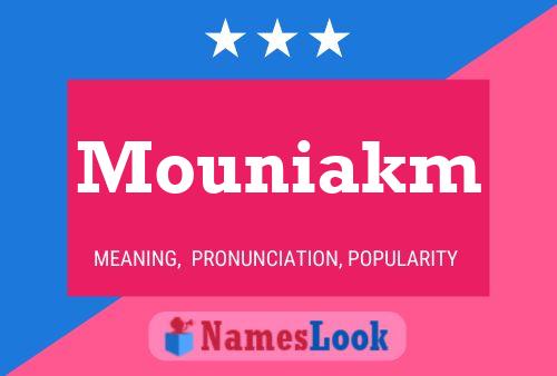 ملصق اسم Mouniakm