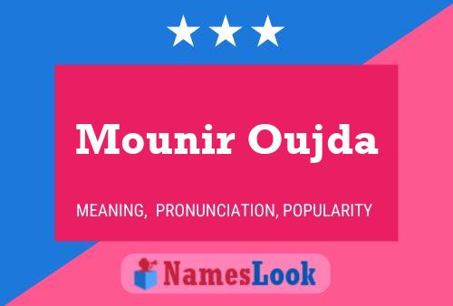 ملصق اسم Mounir Oujda