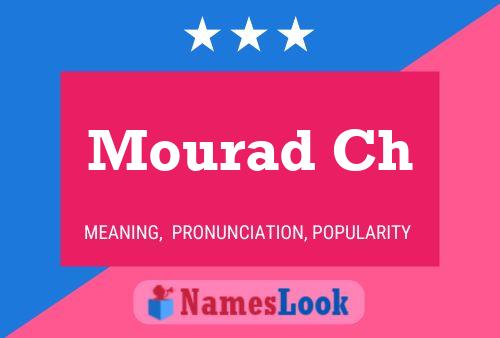 ملصق اسم Mourad Ch