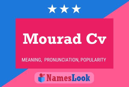 ملصق اسم Mourad Cv