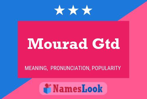 ملصق اسم Mourad Gtd