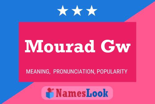 ملصق اسم Mourad Gw