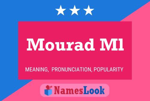 ملصق اسم Mourad Ml