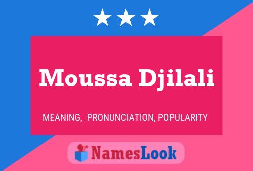 ملصق اسم Moussa Djilali