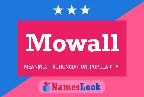 ملصق اسم Mowall