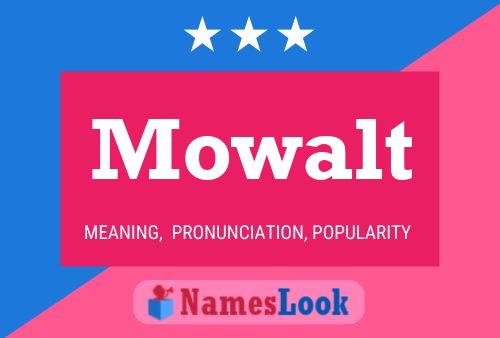 ملصق اسم Mowalt