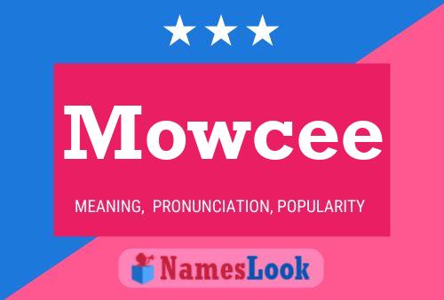 ملصق اسم Mowcee